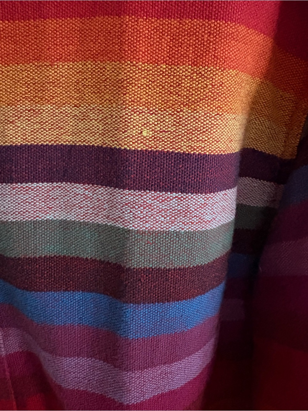 Colorful Striped Button-Up Jacket - Multi - Picture 5 of 5